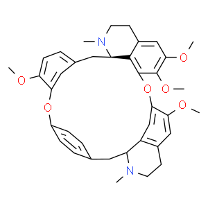 粉防己堿；漢防己甲素